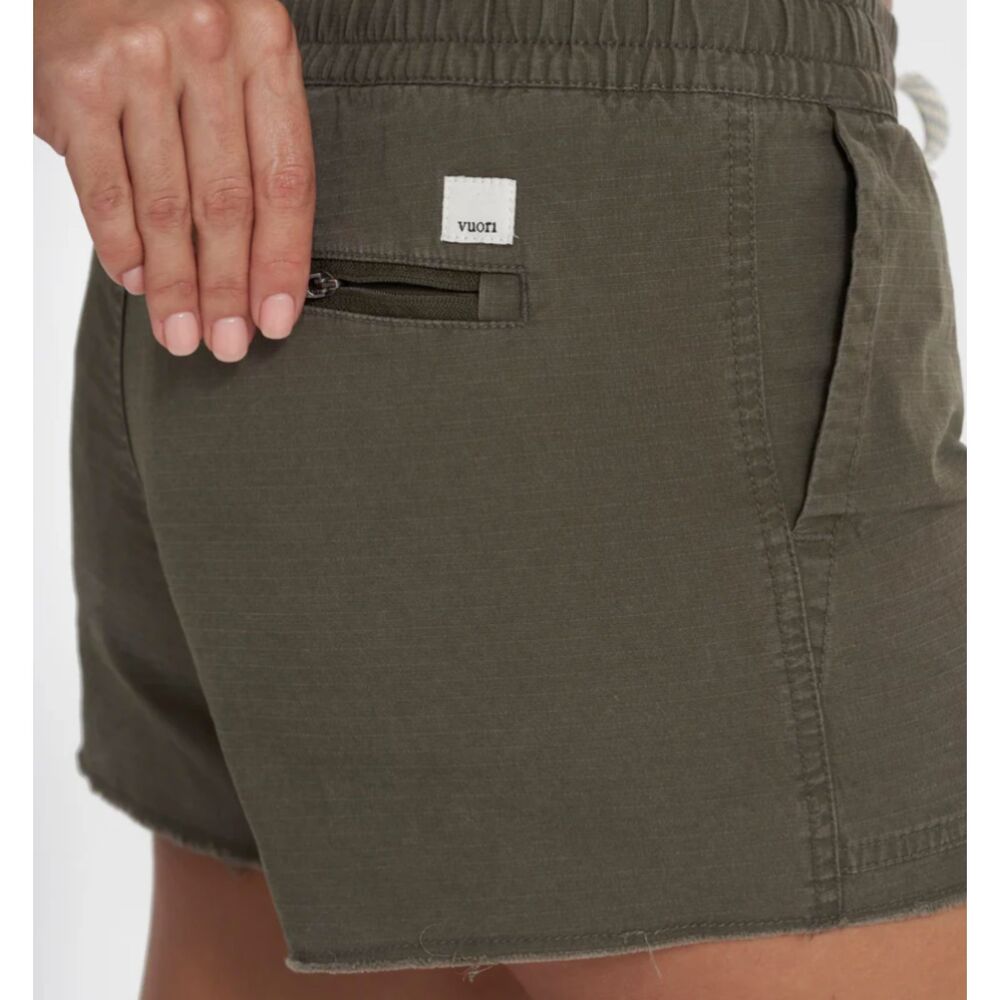 ~ VUORI Med Vintage Ripstop Short DuraTerra Rust Terracotta Womens Cut Off VW385 - Picture 16 of 16